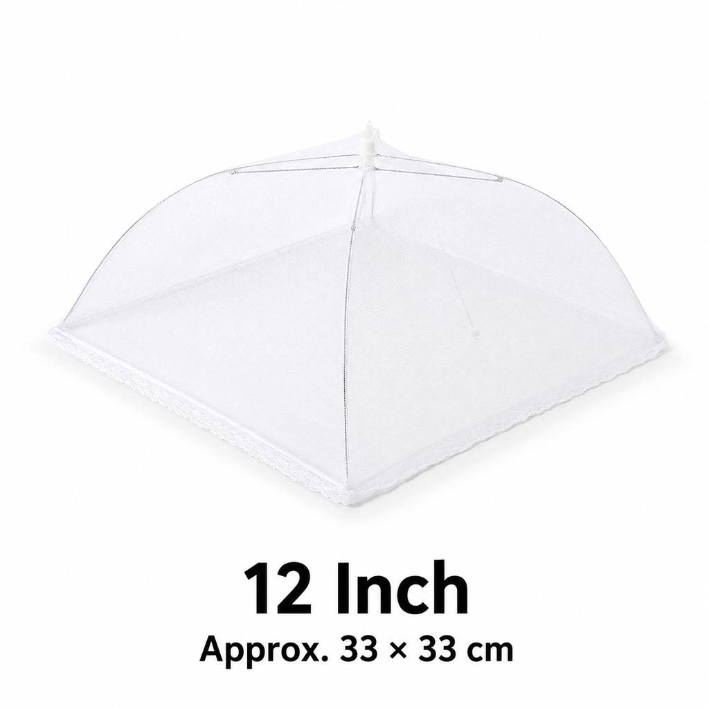 Foldable Mesh Food Cover Pop Up Umbrella Shield for Fruit Vegetables Meals Kitchen Table Picnic Camping and Outdoor Dining