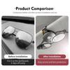 Sun Visor Car Mounted Glasses Clip Holder Storage Accessories For Citroen Grand Berlingo Jumper Celysee Xsara Picasso Aircross ajf256