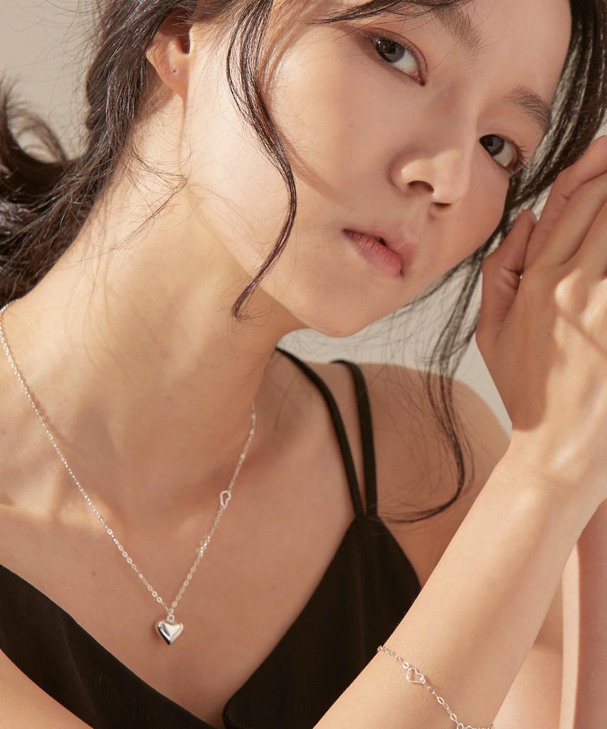 Dmoment Voluntad Th Heart Necklace (925 Silver)