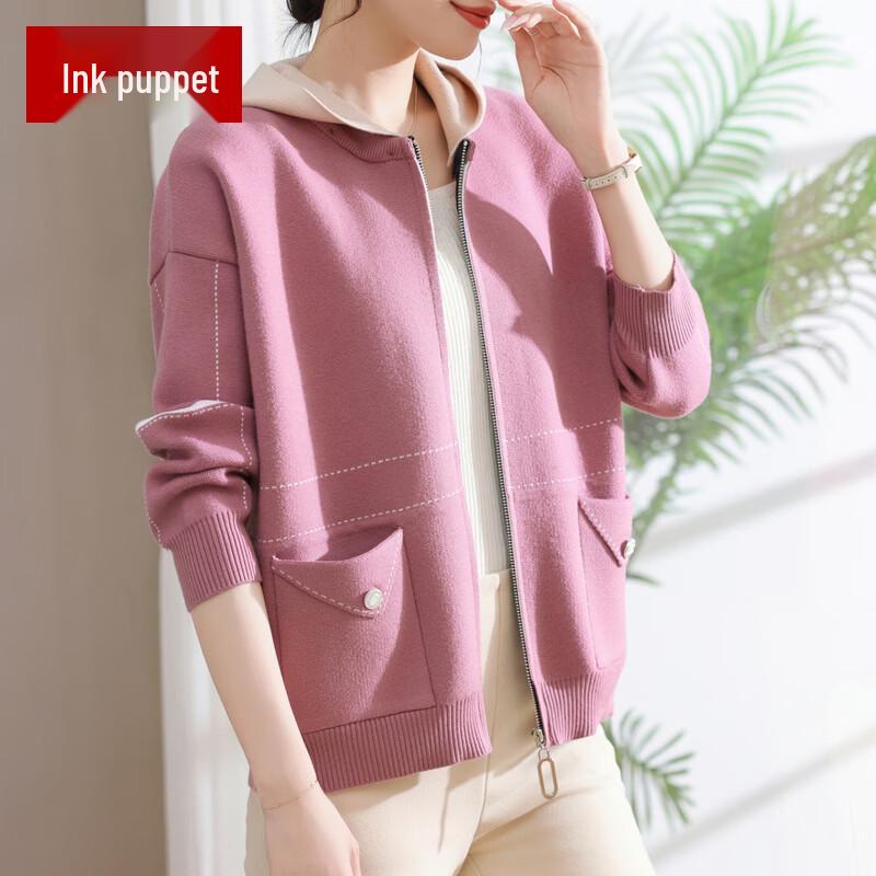 New Chinese Style Hooded Zipper Jacket XL