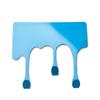 Coat Hook Design Flowing Paint Blue Coat Rack