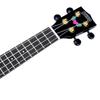MAHALO Soprano UKULELE Art Series Heart MA1 HE Black