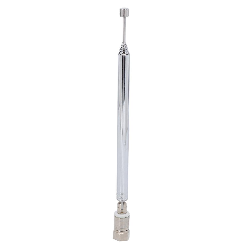 Telescopic Radio Antenna F Male Connector 75 Ohm 8 Sections Telescopic Antenna for Tivoli for