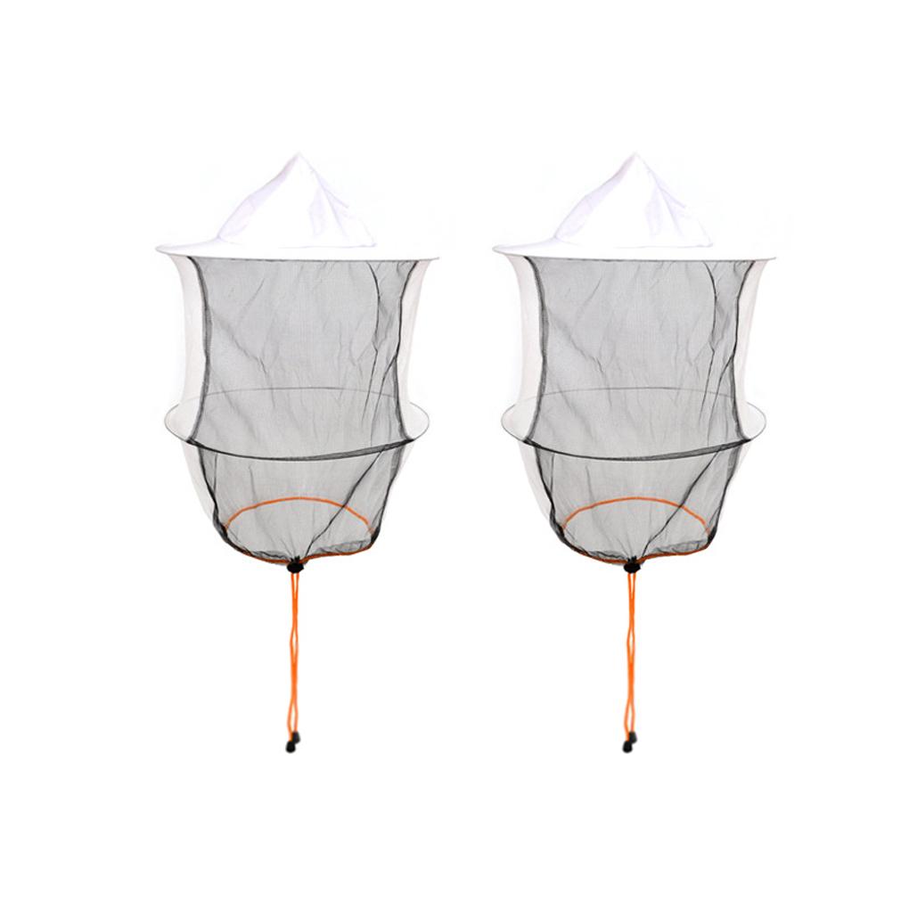 2pcs/set Beekeeping Hat With Fabric Mesh Bees At Bay With Style Multi-purpose High-quality Fabric High Definition Veil