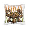 R-Rockys Amazes Pillow Cover Square Cushion Cover Vintage Pillow Case For Sofa Bedroom Home Decor