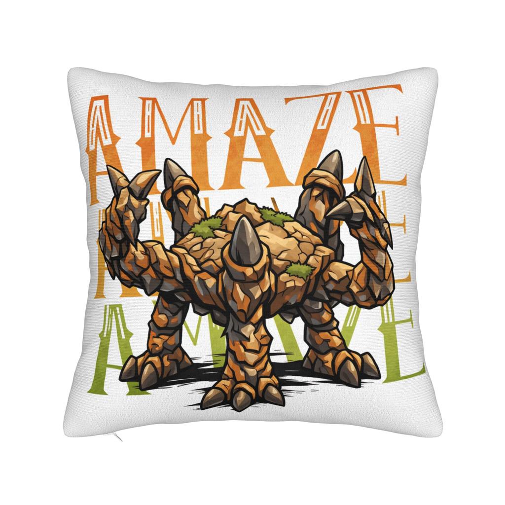 R-Rockys Amazes Pillow Cover Square Cushion Cover Vintage Pillow Case For Sofa Bedroom Home Decor