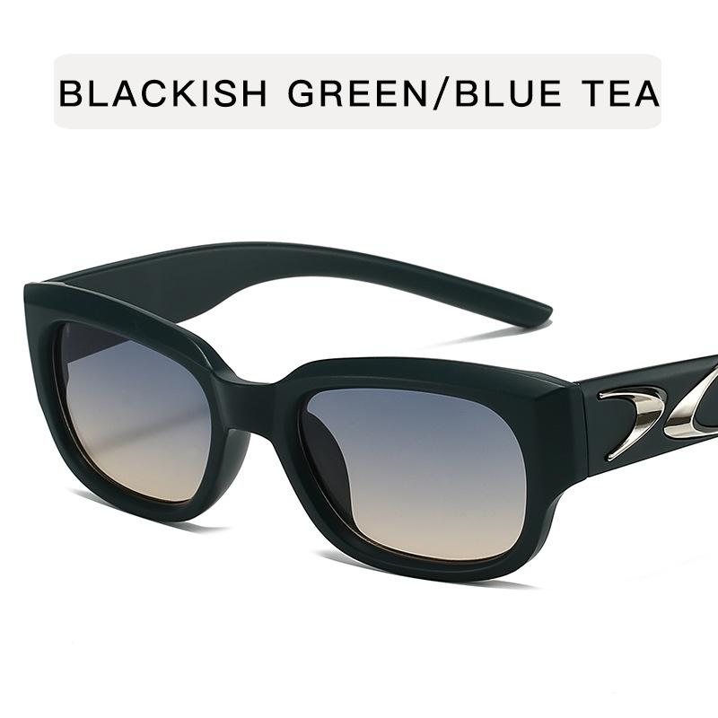 

Корейская мода Женские солнцезащитные очки Прямоугольная форма Стильные Защита от УФ-лучей Дизайнерские солнцезащитные очки Женские Дорожные очки