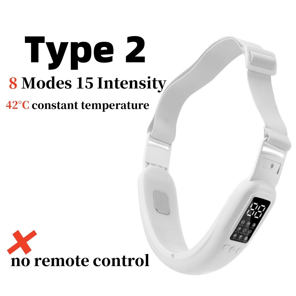 

V-Line Face Slimming Lifting Device Electric Face Massager 8/5 Modes 15 Intensity Double Chin Lift Up Belt Beauty Instrument