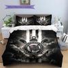 Corinthians3 Pattern Bedding Quilt Set  Home Decoration  Gift (1 * duvet cover + 2 * pillowcase  without core)