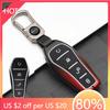 Styling Mouldings Car Key Case Cover For BYD Atto 3 Han EV 600 Yuan Dolphin E2 Song PRO Max Tang DM 2018 Qin PLUS 4 Buttons Auto