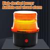 Universal LED Strobe Warning Lights DC12-72V LED Safety Warning Lamp Magnetic Waterproof Sound Switches Yellow Light