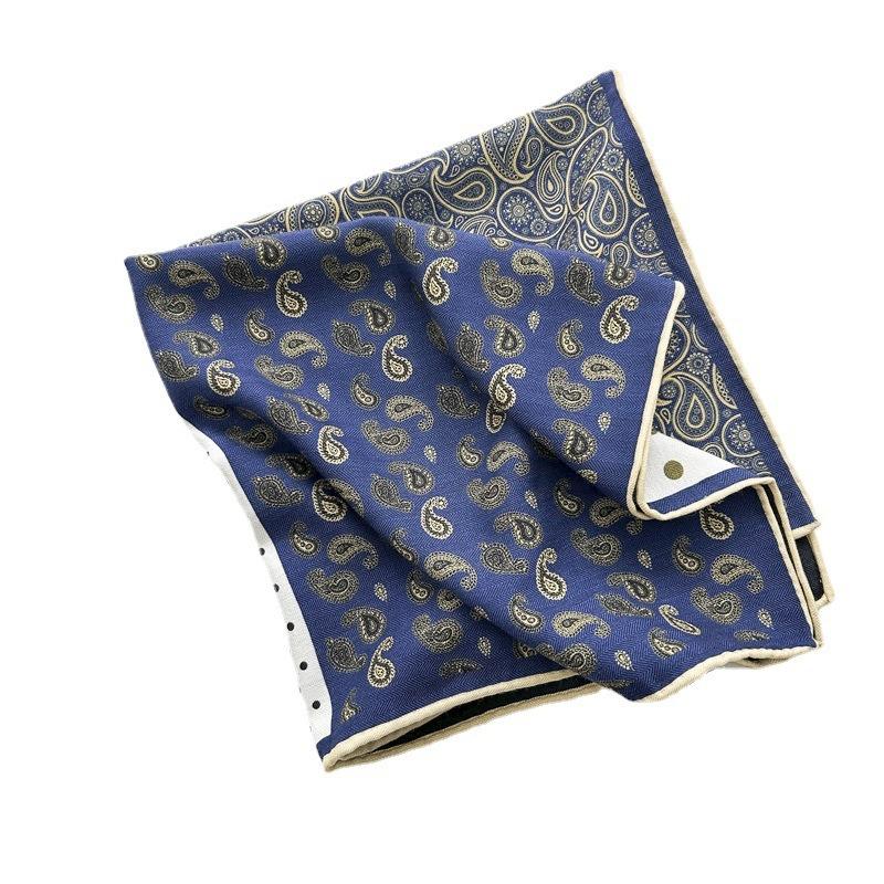 Fashion versatile wool silk square scarf spring and autumn light luxury high-end scarf women's shawl high-end shawl scarf dual-purpose