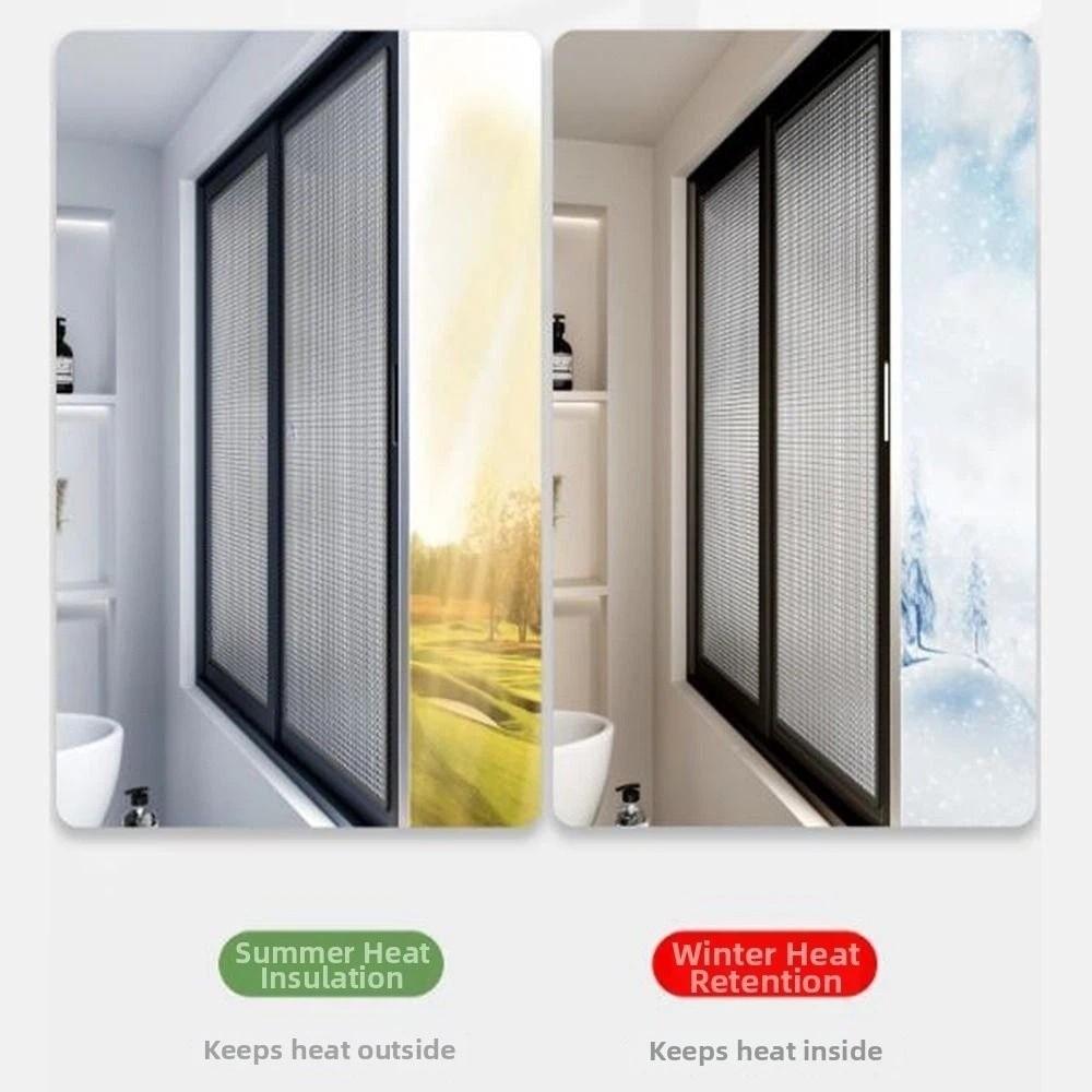 Anti-UV Aluminum Foil Magnetic Barrier No Adhesive Window Insulation Film for Home