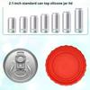 6 pièces/set Couvercle en Silicone pour Canette de Soda Bouchon Réutilisable Pour Soda Bière Boissons Jus Canettes Standard Protecto Canette de Coca