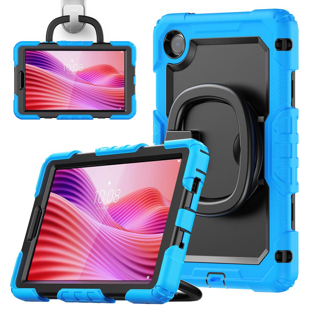 For Lenovo Tab K9 TB305FU Case Ring Kickstand PC+Silicone Shockproof Tablet Cover