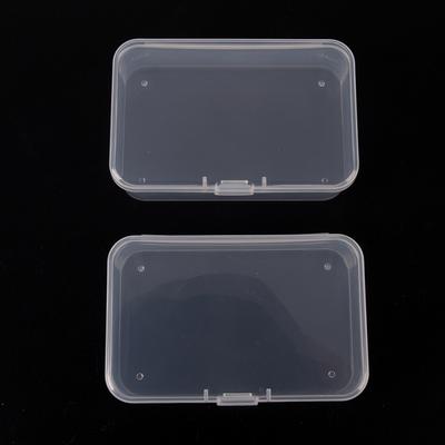 1Pcs Clear Plastic Transparent With Lid Storage Box Collection Container Case