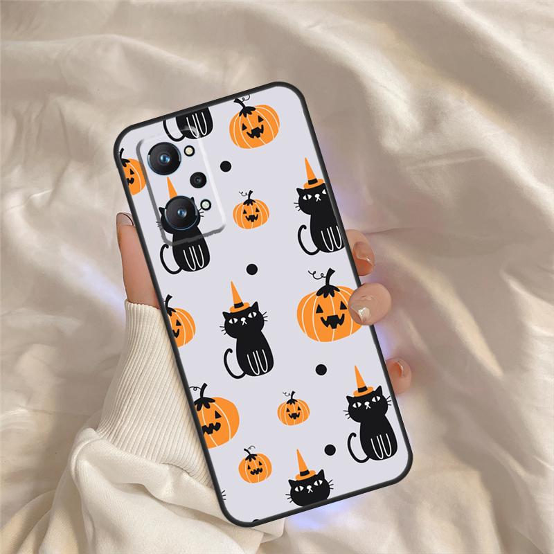 Halloween Aesthetic Case For Realme C71 C55 C67 C51 C75 C63 C61 C65 C53 C35 11 12 13 14 Pro Plus GT6 GT7 15 Pro