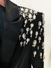 2026 High Street: Slim Fit Blazer with Beading & Rhinestones - Early Spring Collection