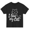 I Love My Cat Unisex Heavy Cotton Tee