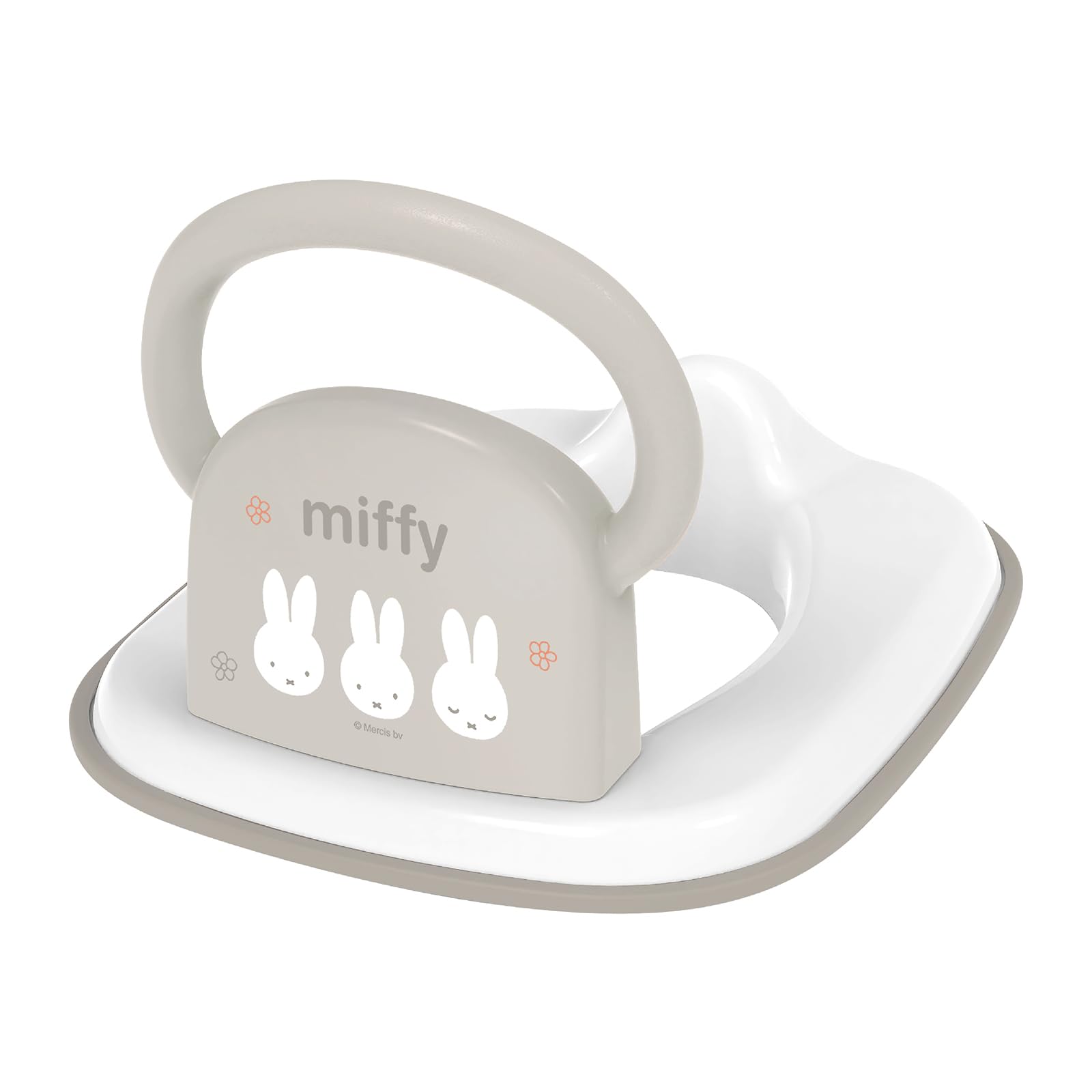 

Ides Miffy Easy Pika Первый горшок с ручкой Идеально для приучения к горшку Возраст [Официальный] и 2-в-1 1,5-4 бежевый