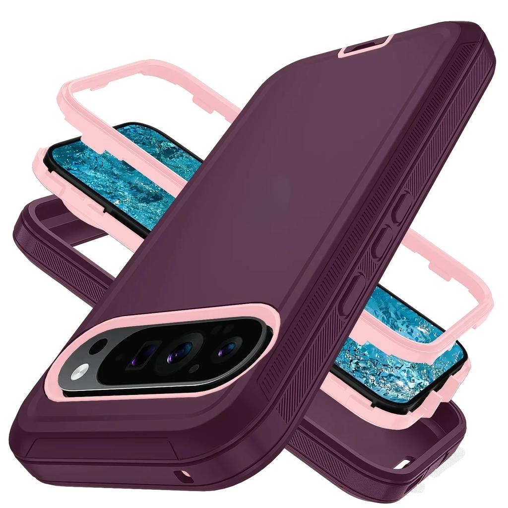 Heavy Duty OTT-BOX Defender Dustproof Case For Google Pixel 11 10 9 Pro XL 10A 9A TPU+PC Silicone Armor Shockproof Protect Cover