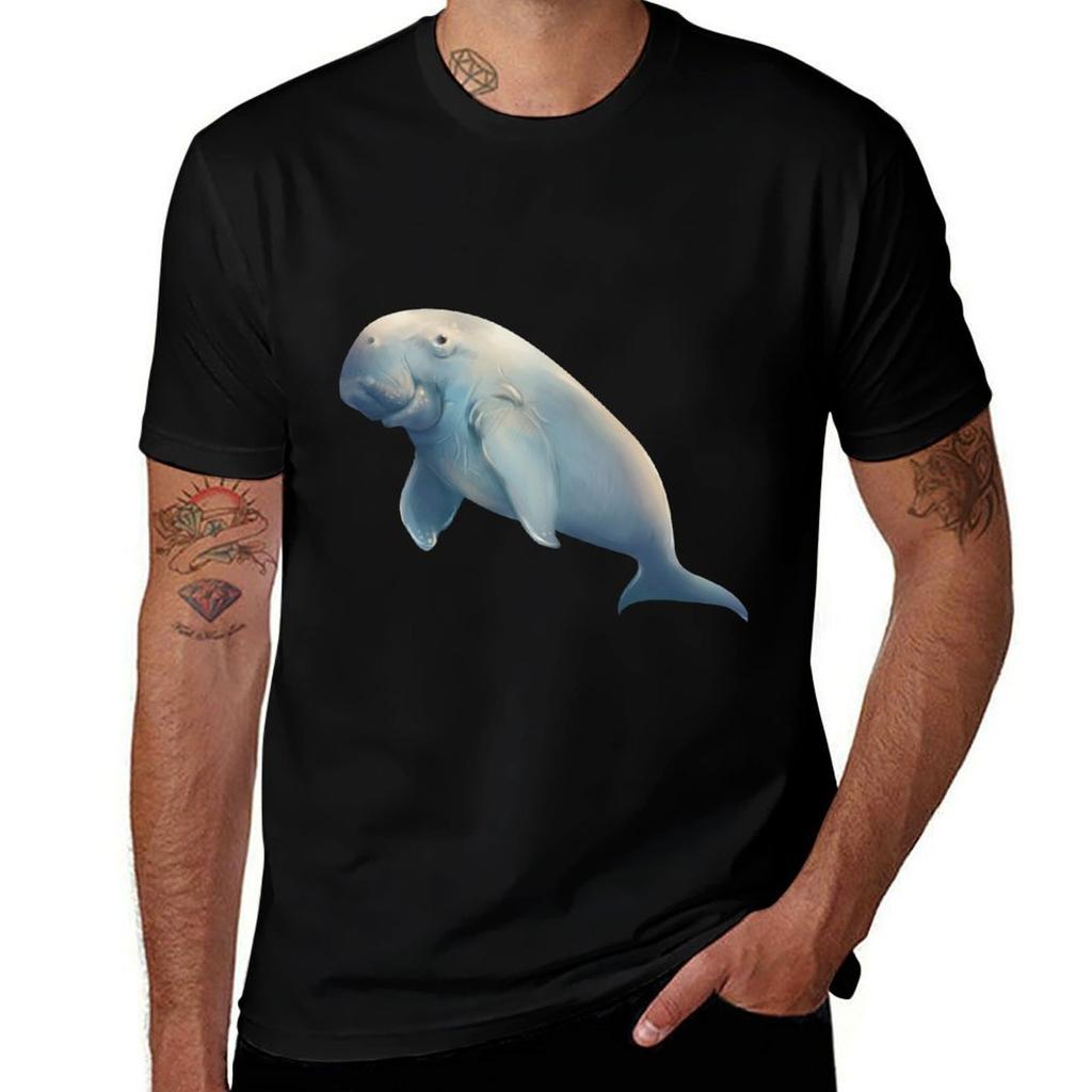 Dugong TShirt Plus Size Basic Short Sleeve Top