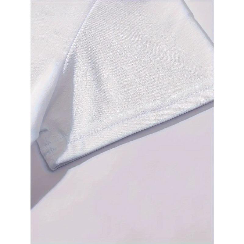 European Size Women's Plus Size T-Shirt - White Background with Leopard Print, Plaid & Glitter Hearts - Casual Everyday Fall/Spring/Summer