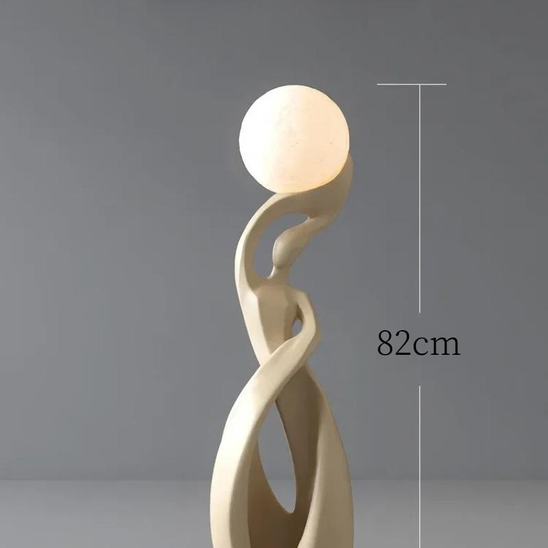 Creative Art Living Room LED Floor Lamp Next to TV Cabinet Home Decoration Sculpture Abstract Nordic Bedroom Lighting Fixtures
