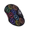 Roll-Up Drum Set Electronic Drum Kit 9 Silicon Drum Pads USB/Battery Powered with Drumsticks Foot Pedals for Children Kids