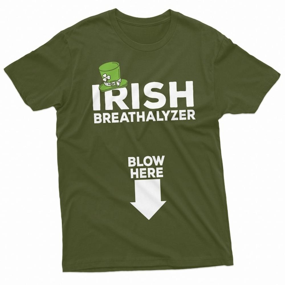 Irisches Alkoholtest-T-Shirt Patriotisches Shirt Lustiger St. St. Patrick's Day Herren T-Shirt Saint Paddy Shirt Irland Irischer Liebhaber Geschenk
