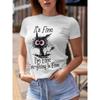 Casual Harajuku Breathable Printed Round Neck Short Sleeve T-Shirt