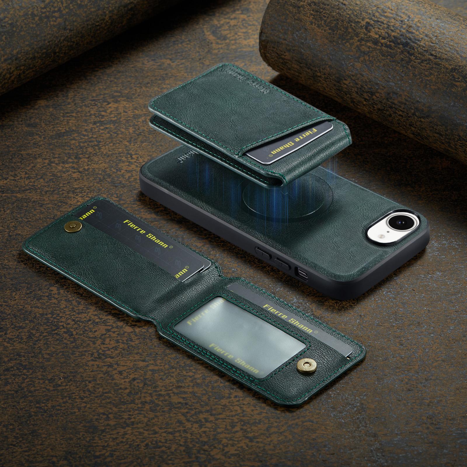 

Magnetic Detachable Leather Wallet Phone Stand Wireless Charge Case Cover For iPhone 16E 17E iPhone 16e