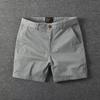 Men's Korean Style Casual Summer Wide-Leg Shorts with Unique Belt Design