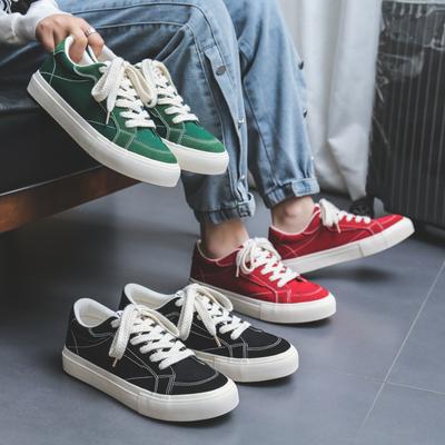 Sapatos masculinos de verão, estudantes, versáteis, confortáveis, antiderrapantes, casuais, respiráveis, jovens, resistentes ao desgaste, tênis de cor sólida