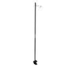 Black Portable Aluminum Alloy Folding Light Bracket Stand Outdoor Camping Table Lamp Pole