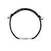 BE/GINS LA LIGNE SINGLE STRING BLACK DOT Bracelet