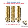 Bimetallic Nozzle For Elegoo Centauri Carbon 3D Printer 0.2/0.4/0.6/0.8mm Brass Chromium Zirconium Copper Hardened Steel Nozzles