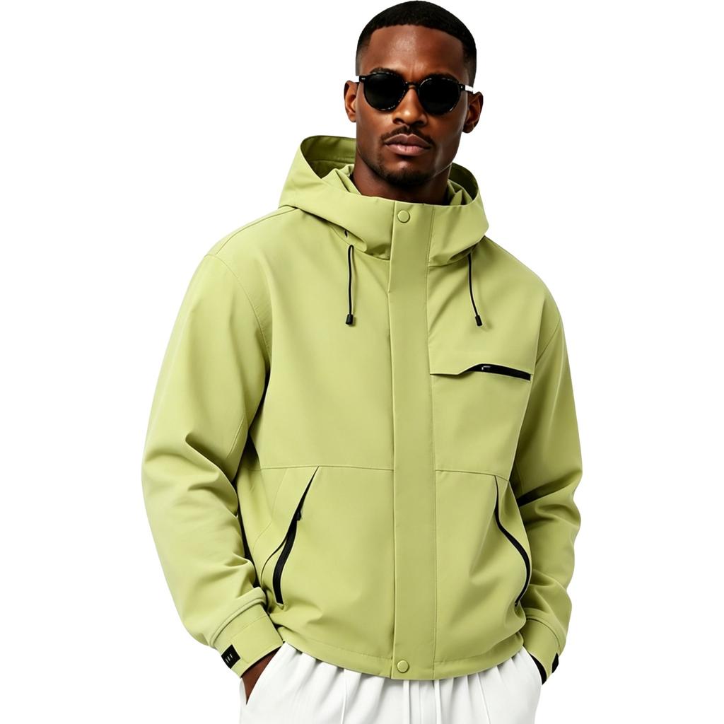 Herren Damen Mode Outdoor Windjacke Leicht für Frühling Herbst Wandern