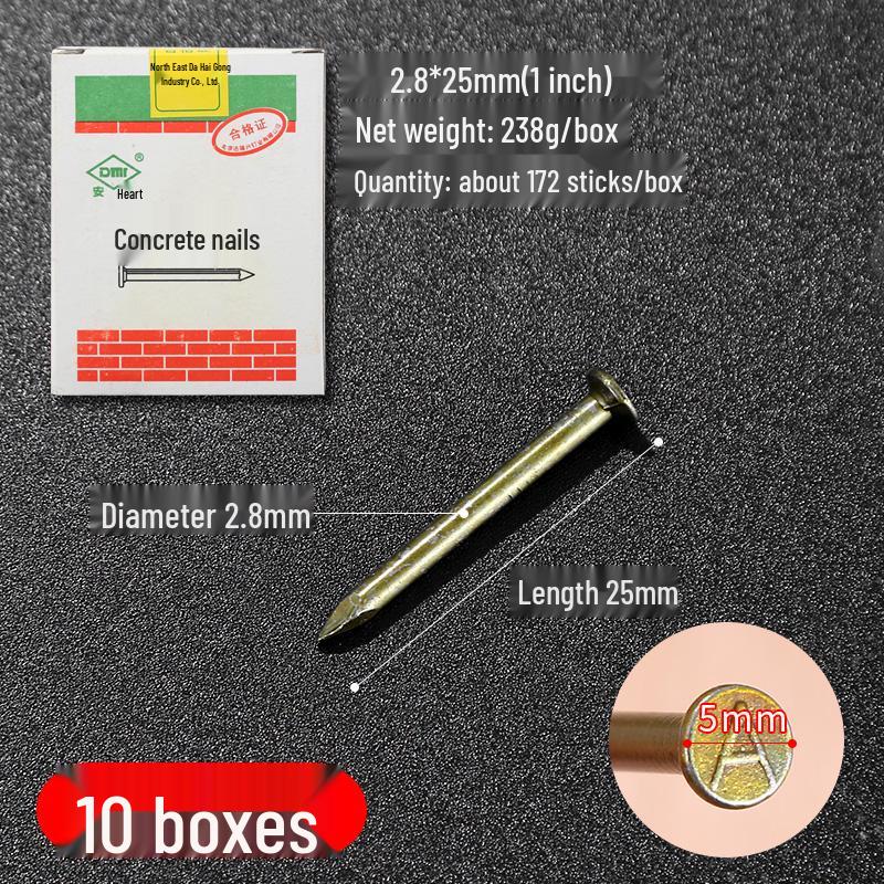 Long Cement Steel and Iron Nails for Wall and Woodworking