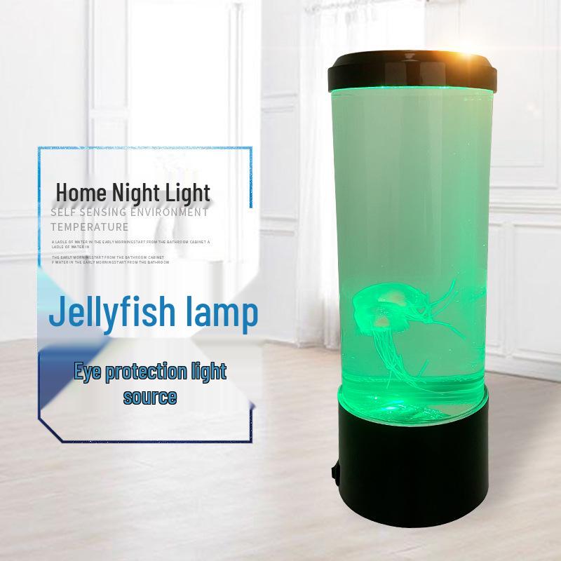New LED Bionic Jellyfish Night Light for Living Room Decor