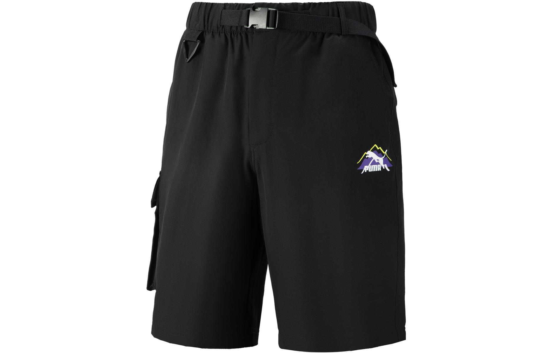 PUMA Casual Shorts Men s Black 537424-01 S
