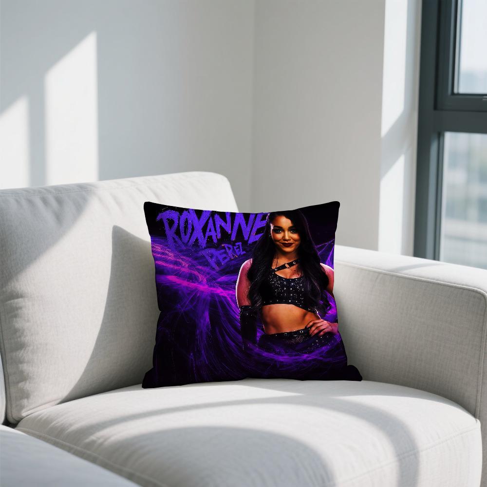 R-Roxanne Perez Wrestler cushion cover Double Sided Printed Polyester Pillowcase Pattern Decorative Zipper Cushion Cover