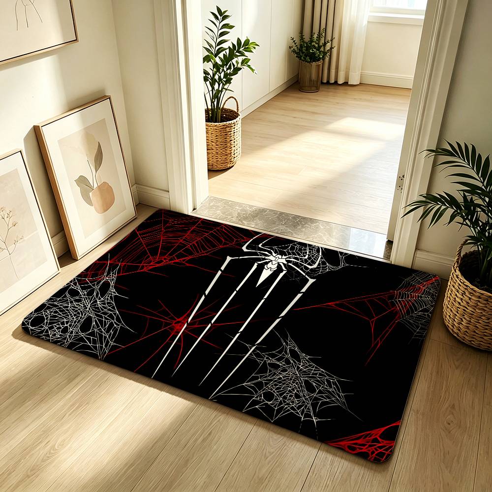 Classic S-Spider-Man Carpet Bathroom Anti-slip Mat Door Mat Home Decoration Mat Entrance Door Mat Scratch-resistant Door Mat