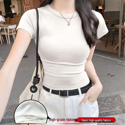 Versatile Puff Sleeve Anti-Pilling Short Sleeve T-Shirt - Breathable, Stylish Base Layer for 2026