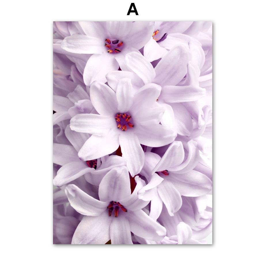 Dandelion Reed Purple Flower Sea Grass Sunset Nordic Poster  Pictures Wall Art Print Canvas Painting Decoration For Living Room