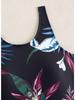 2026 New Women's European American One-Piece Sport Boyleg Swimsuit: Fashionable, Conservative Beachwear