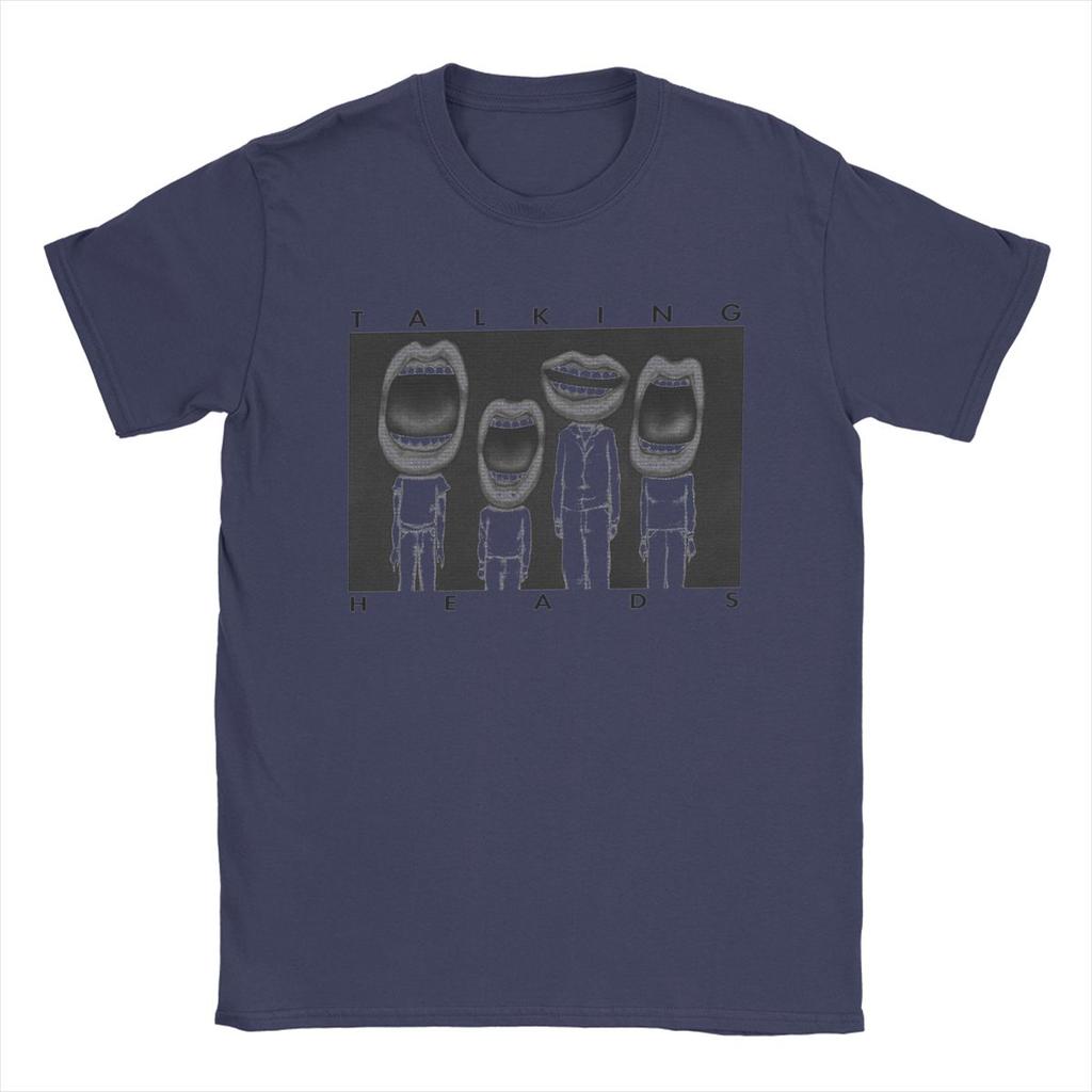 Talking Heads T Shirt for Men Cotton Funny T-Shirts Round Neck Tee Shirt Short Sleeve Clothes 4XL 5XL