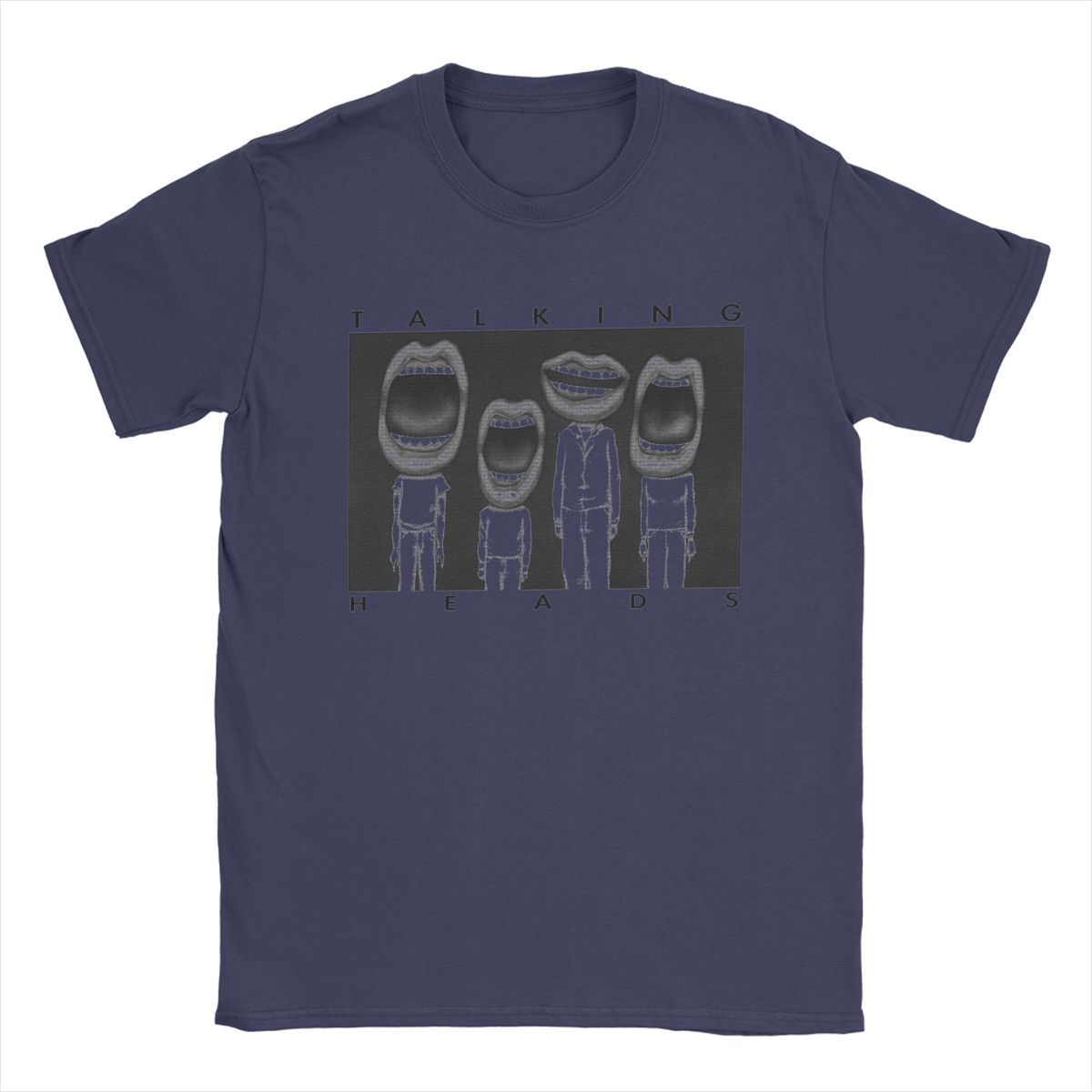 

Talking Heads T Shirt for Men Cotton Funny T-Shirts Round Neck Tee Shirt Short Sleeve Clothes 4XL 5XL 4XL
