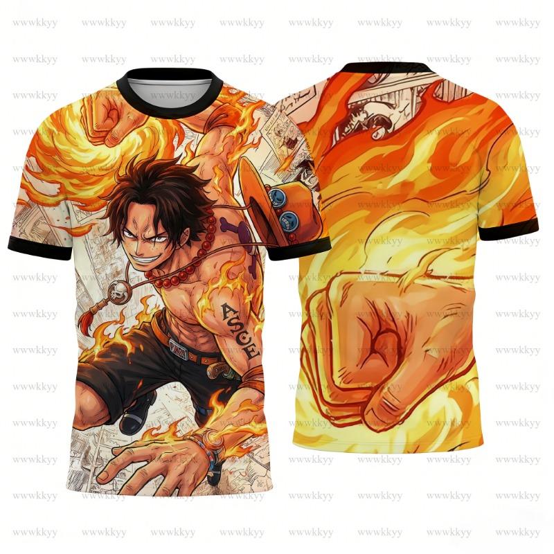2026 Hot Sale Nami Manga Collage 3D Print Anime Graphic T-Shirt Unisex Streetwear Short Sleeve Top for Men Women Anime Fans Tee