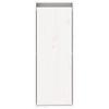 Vidaxl Wall Cabinet, White, 30X30X80 Cm, Solid Pine Wood